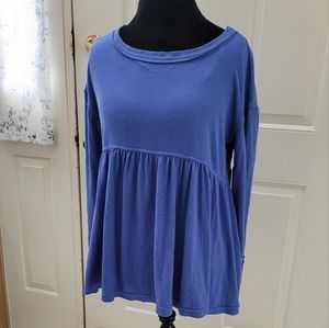 NWT Free People blue ladies top